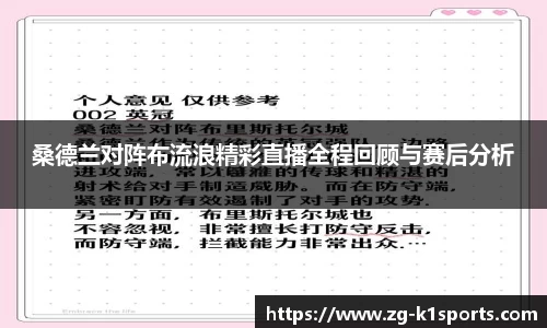 桑德兰对阵布流浪精彩直播全程回顾与赛后分析